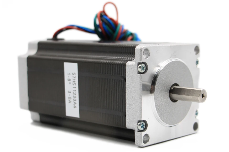 NEMA23 шаговый двигатель 57x112 мм 4-свинец 3A 3N. М/Nema 23 шаговый двигатель 112 мм 428Oz-in для 3D принтер для гравировальный станок с ЧПУ, фрезерный станок с ЧПУ