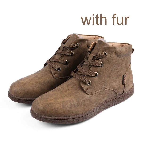 Khaki with fur YIGER/Новые мужские хлопковые ботинки зимние ботинки мартинсы теплые мужские ботильоны Большие размеры 38-47, повседневная мужская обувь на шнуровке 184 - Цвет: Khaki with fur