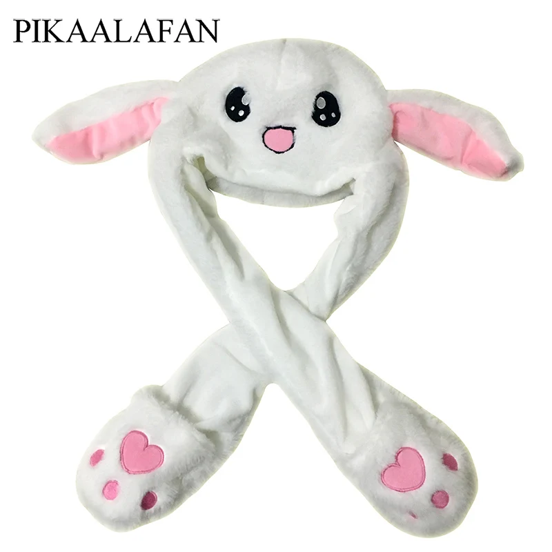 PIKAALAFAN Горячая стильная шапка с заячьими ушками будет перемещать шляпу кролика