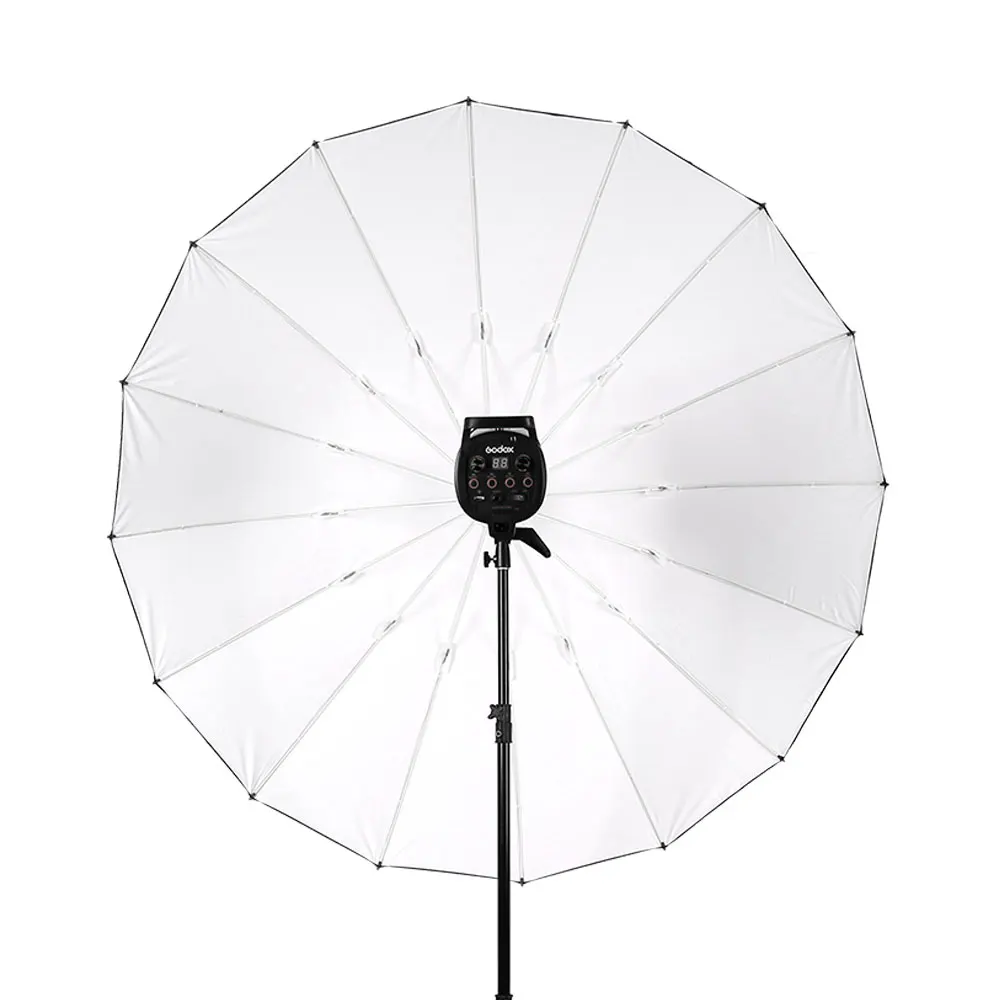 Светоотражающий Зонт Godox для студийной фотосъемки 60 дюймов/150 см 16 ребер черный