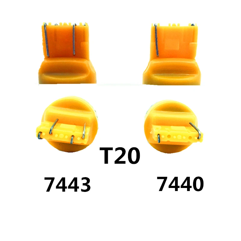 Красный Автомобильный Стайлинг 12 В 24 T20 7443 w21/5 Вт 2835 33SMD светодиодная лампа для