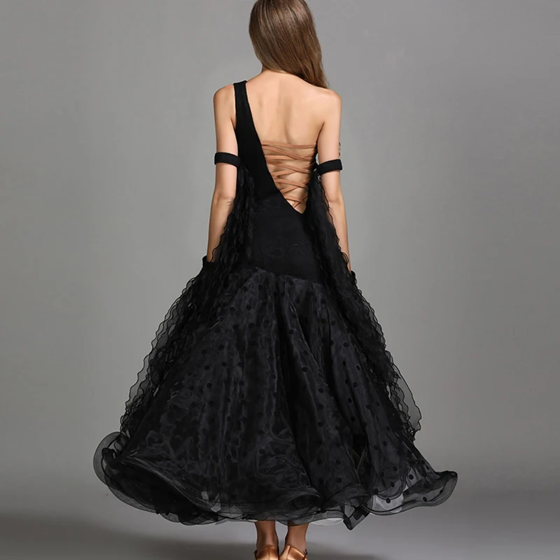 Стандартное платье для бальных танцев 2 цвета светящиеся костюмы танцев|Бальные