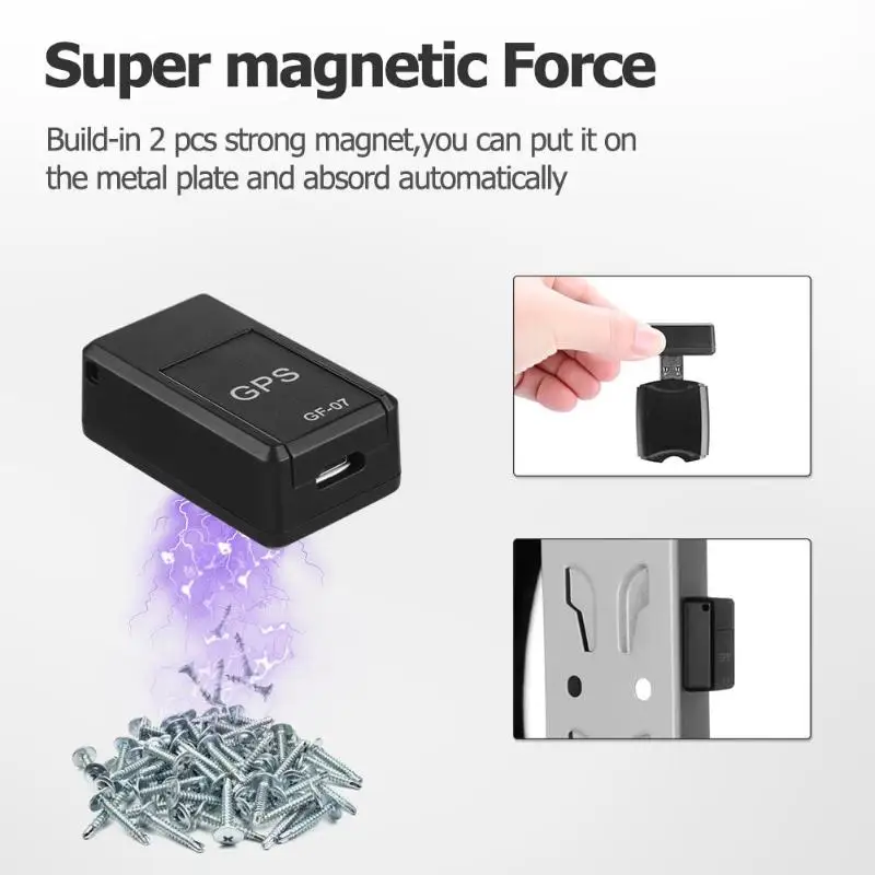 Мини GPS трекер Автомобильный мотоцикл GSM локатор дистанционное управление с