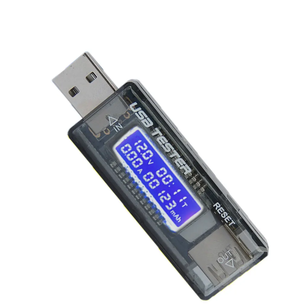 Мобильный телефон с быстрой зарядкой USB детектор ток вольтметр тестер цифровой