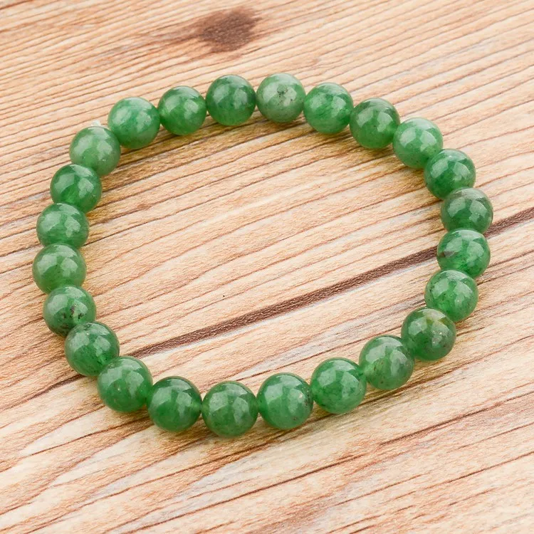 CHICVIE New Green Natural Stone Men Bracelets&ampBangles Charms Beads For Women luxury Jewelry Making Christian Bracelet SBR140389 |