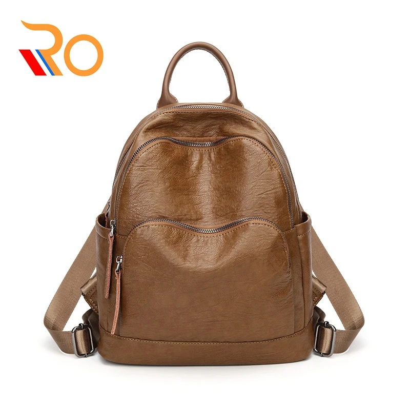 

High Quality Women Backpack Cow Leather Trim Bags New Arrival Backpacks For Teenage Girls Fashion Woman Back Pack Bolsa Mochila