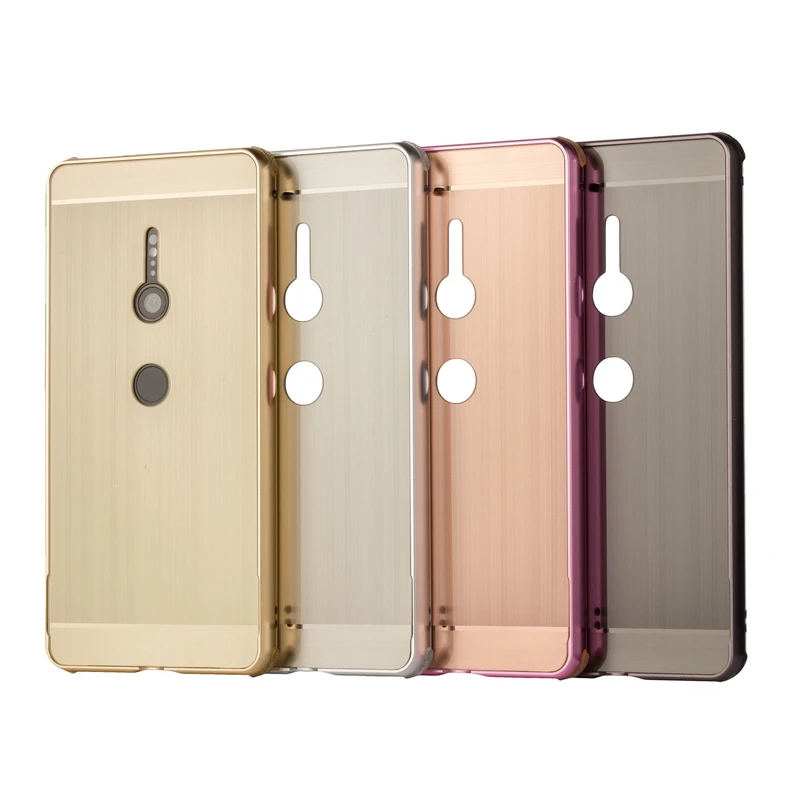 Металлический чехол для sony Xperia XZ2, чехол,, противоударный, роскошная алюминиевая рамка, чехол из углеродного волокна для sony Xperia XZ2, чехол