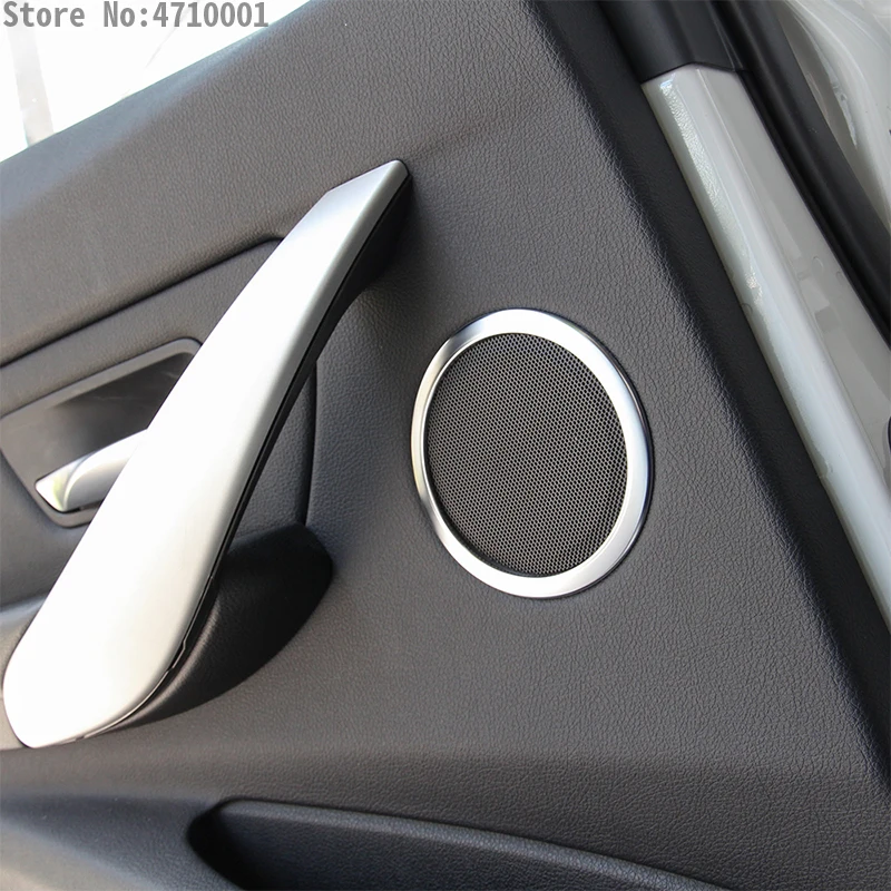 ABS хромированный автомобильный громкий динамик звуковое кольцо аксессуары для BMW