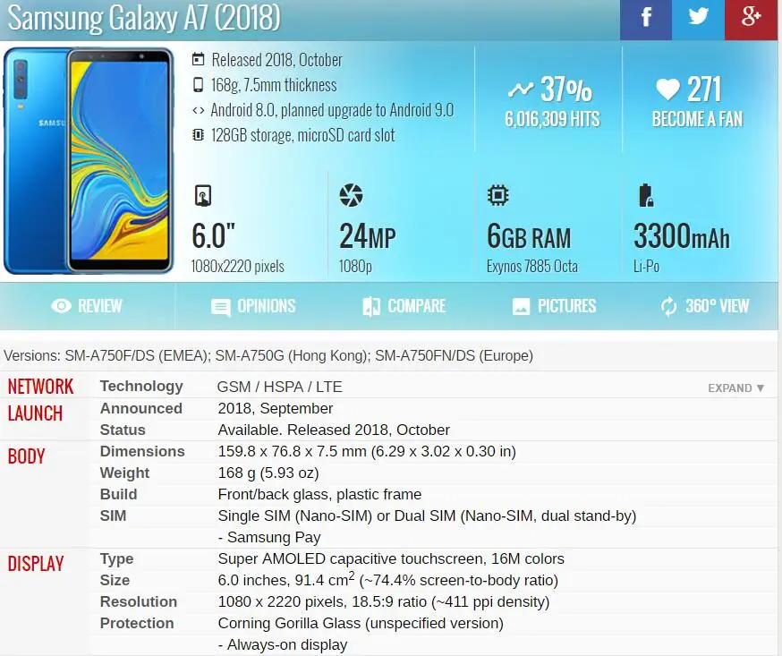 Оригинальный ЖК экран для SAMSUNG Galaxy A7 2018 LCD A750 A750F дисплей сенсорный дигитайзер