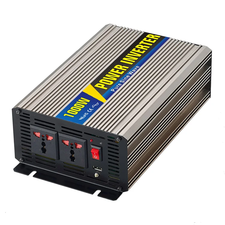 AC 110V 220V инвертор мощности 1000W немодулированного синусоидального сигнала 12 В 24 в 48