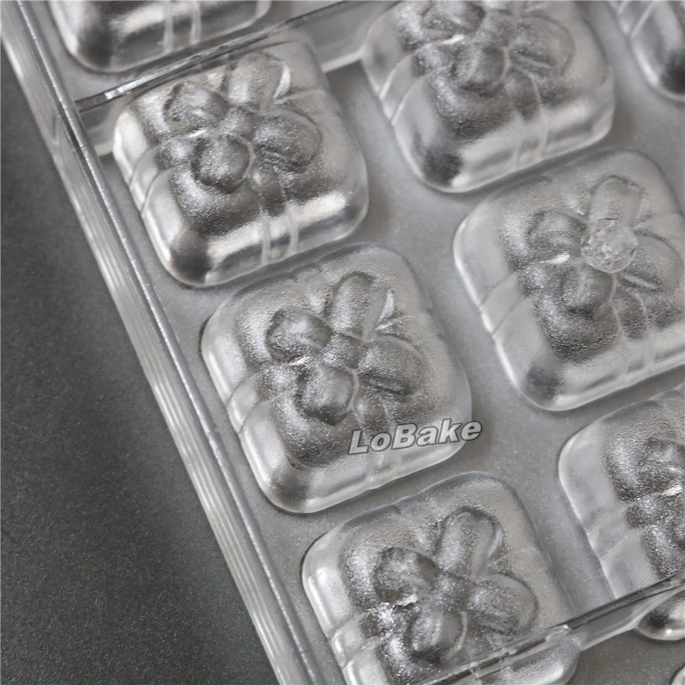 21 полостей Подарок cake box форма PC Поликарбонат пластиковые формы для шоколада ice cube