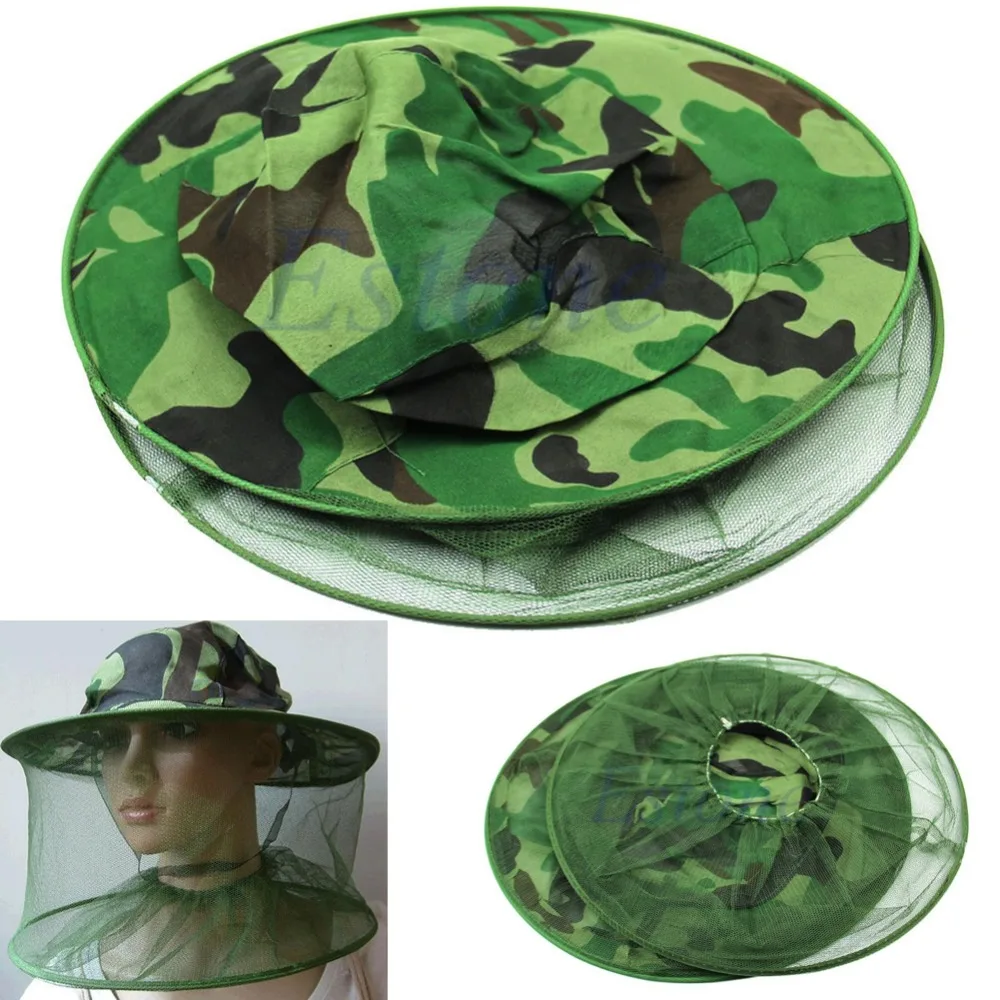 

Fishing Caps Hat New Insect Bug Bee Mosquito Resistance Net Mesh Cap Head Face Protector Sun Hat