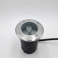 free shipping 3x3w warm whitecool white led underground light ip68 buried recessed floor outdoor lamp dc12vac85 265v