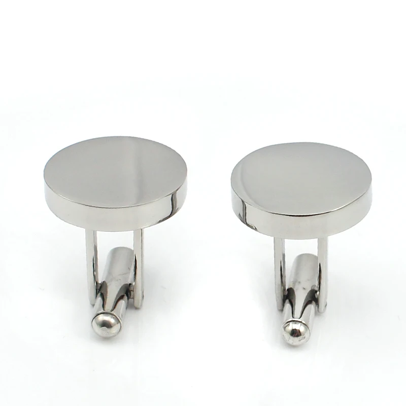Круглые запонки из нержавеющей стали серебристого цвета|cufflinks designer|designer cufflinksround