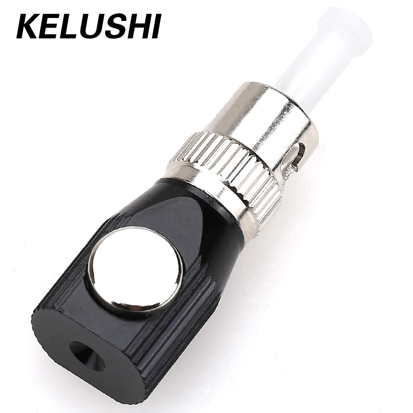 

KELUSHI Free shipping New ST Optical Fiber Coupler Turn Round Square Flange ST Circular Fiber Bare Fiber Adapter