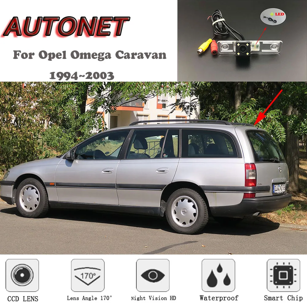 Камера заднего вида с ночным видением для Opel Omega B1 B2 Caravan Vauxhall Cadillac Catera 1994 ~