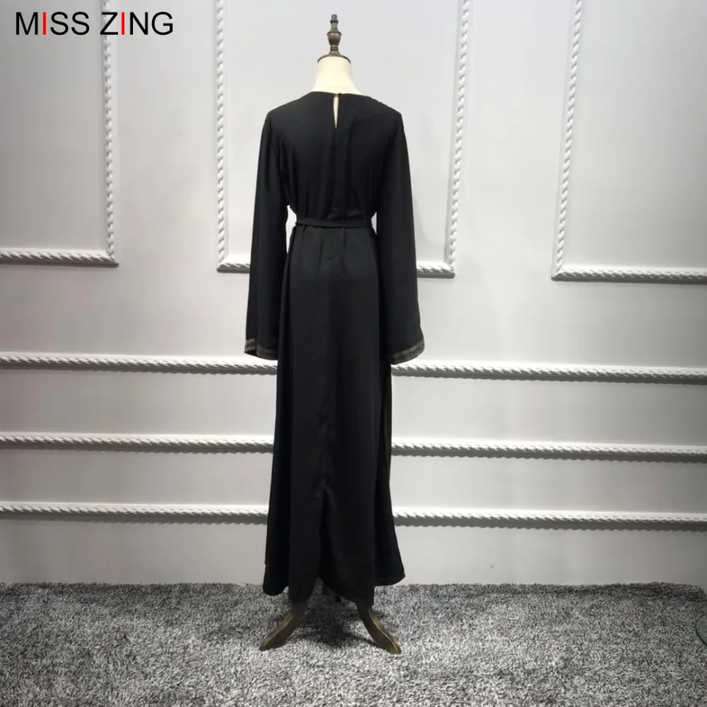 Женское платье с поясом Miss Zing длинное платье-кимоно из сетчатой ткани в