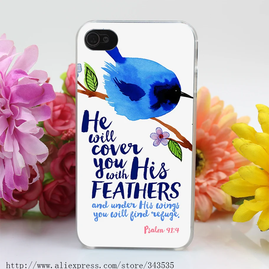 301OP HE_WILL_COVER_YOU_BIRDIE_01 Жесткий Прозрачный Чехол для iPhone 4 4S 5 5S 5c SE 6 s и 7 плюс |
