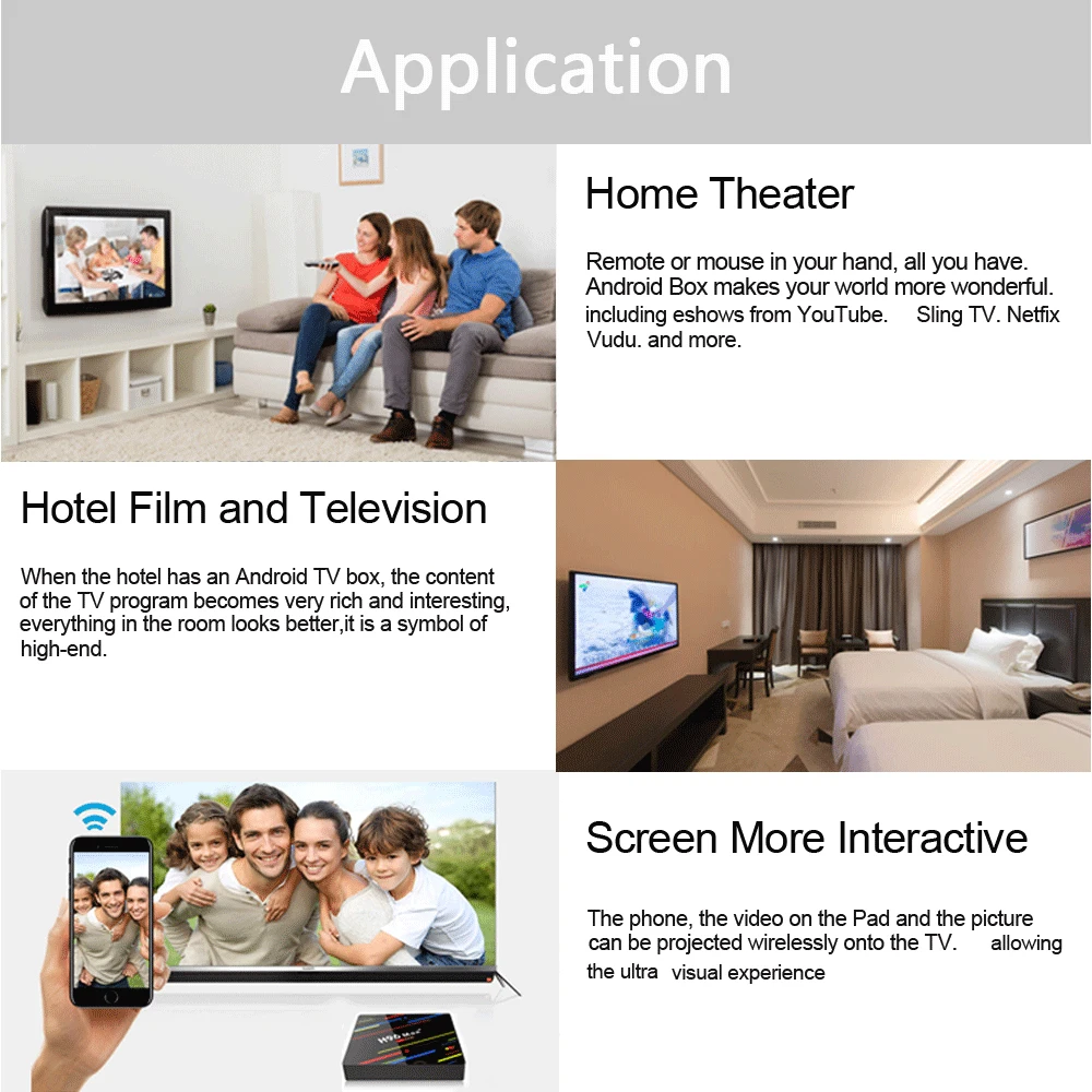 ТВ приставка kebidumei H96 MAX Plus Android 9 0 4 Гб ОЗУ 16 ГБ 32 64 ПЗУ телеприставка RK3328 2 + 5G Wi Fi 4K H.265