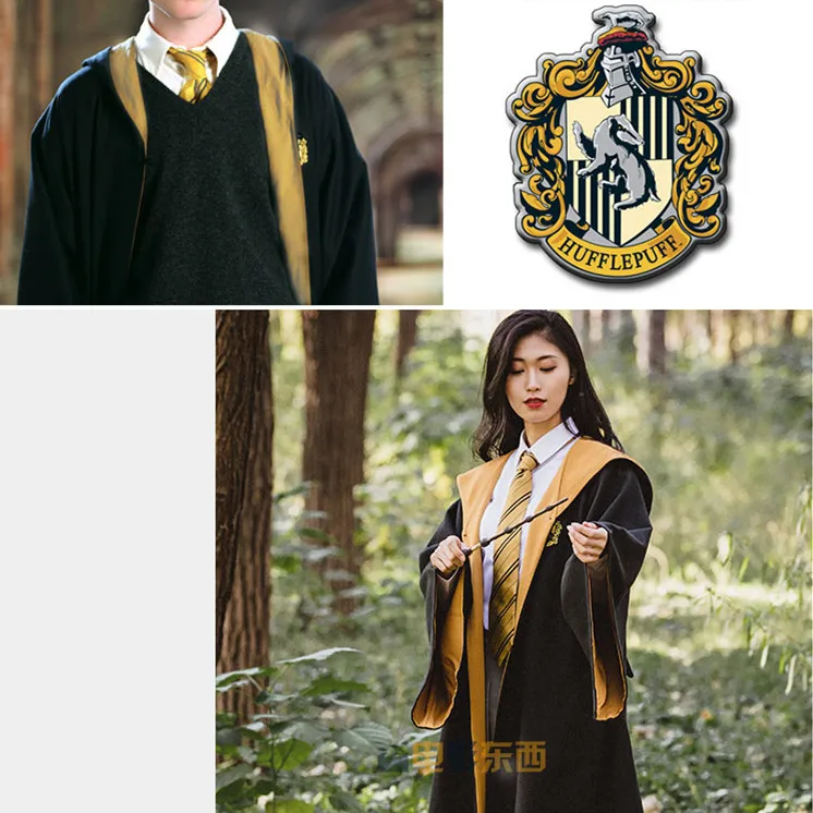 Action hp Quidditchs Colth Hogwart Robe плащ Гриффиндор слизеринс hp Harri Magic платье косплей костюм Одежда для сцены