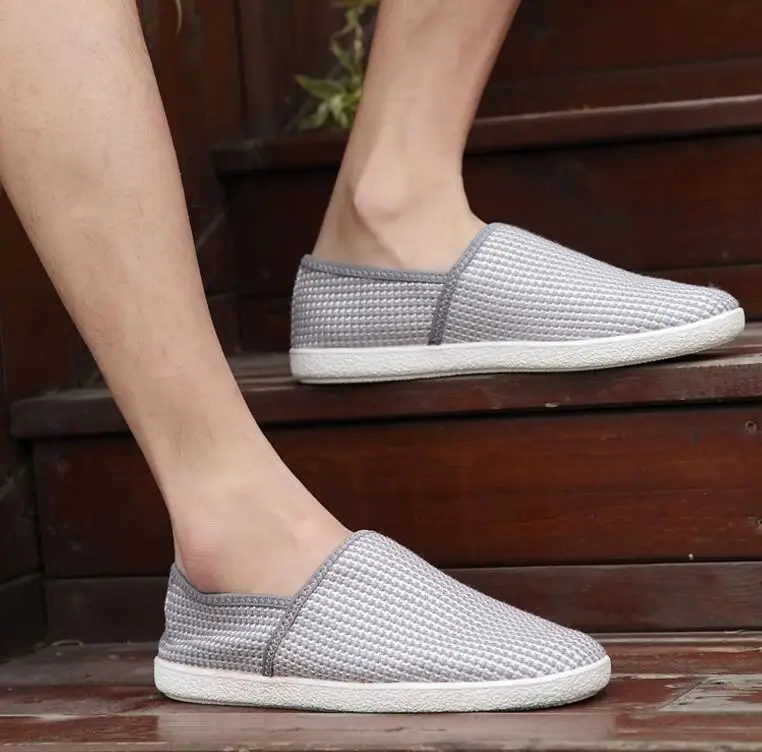 2021 Fashion Breathable Men's Shoes Spring Summer New Mesh Casual Lace Up Men Flats Trainers Driving Mens | Обувь