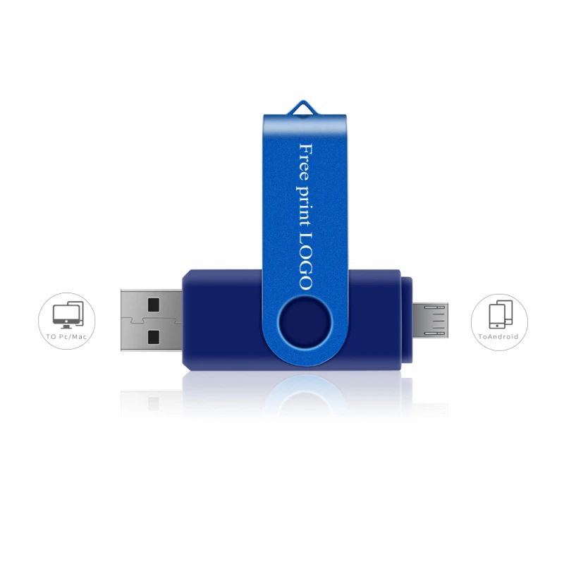 Usb флеш-накопители OTG флеш-накопители 32 Гб флешки персонализированные usb флешки 128 ГБ 4 ГБ 8 ГБ 16 ГБ 64 ГБ для смартфонов с металлическим логотипом