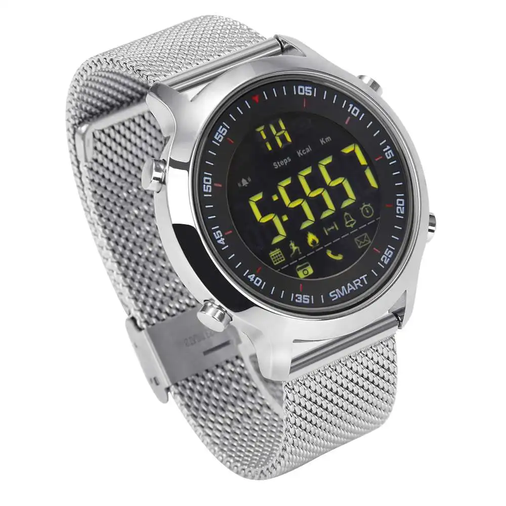 Makibes свет EX18 Смарт часы Для мужчин спортивные 5ATM Водонепроницаемый Bluetooth 4 0 SmartWatch