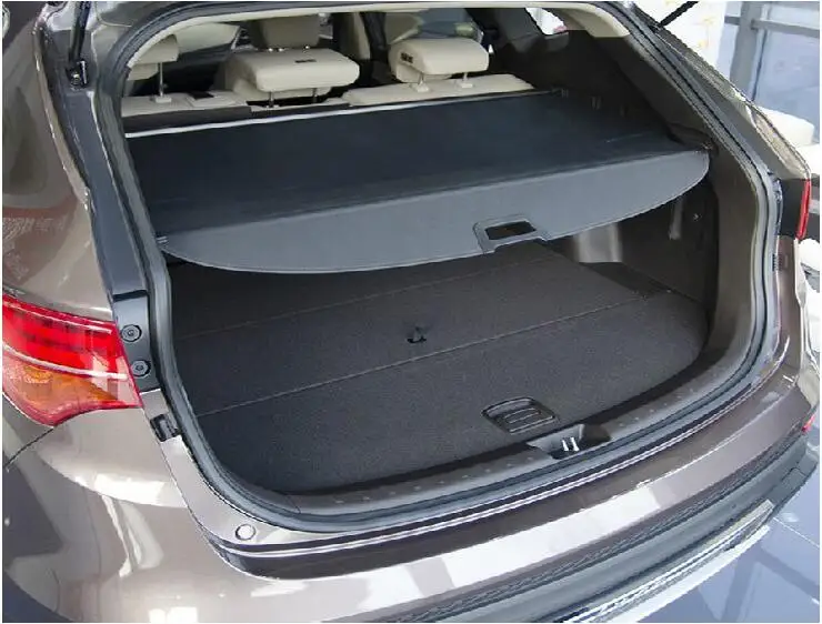 Защитный чехол для багажника Hyundai Santa Fe IX45 2013 2014 2015 2016 2017 2018 (черный бежевый)|Задние