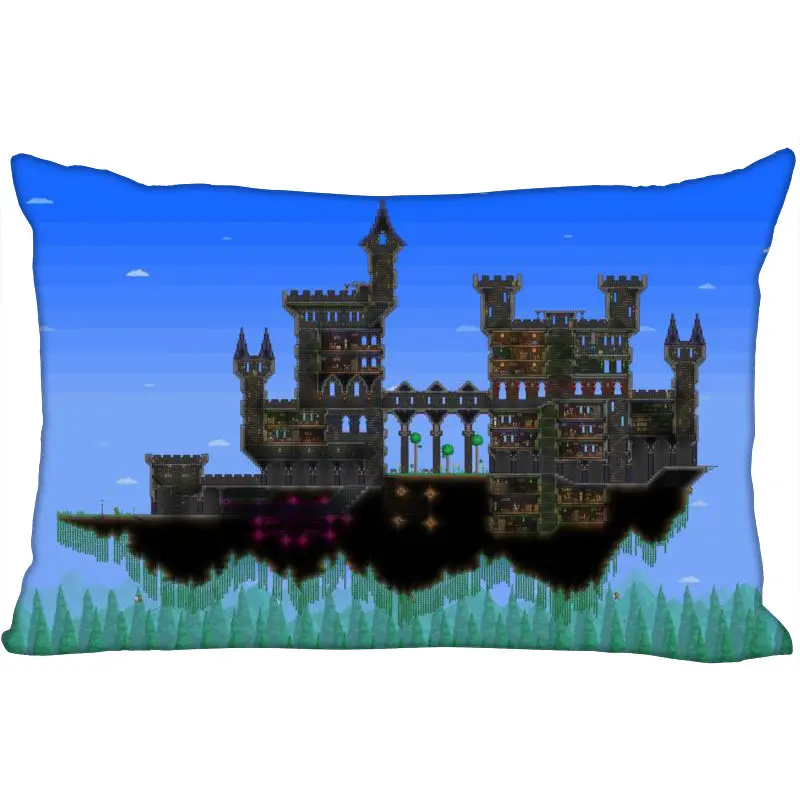 Pillow Case Пользовательские Terraria Новое поступление прямоугольные аниме Наволочки на молнии Пользовательские наволочки Свадебный Декоративный Рождественский подарок - Цвет: Pillow Case