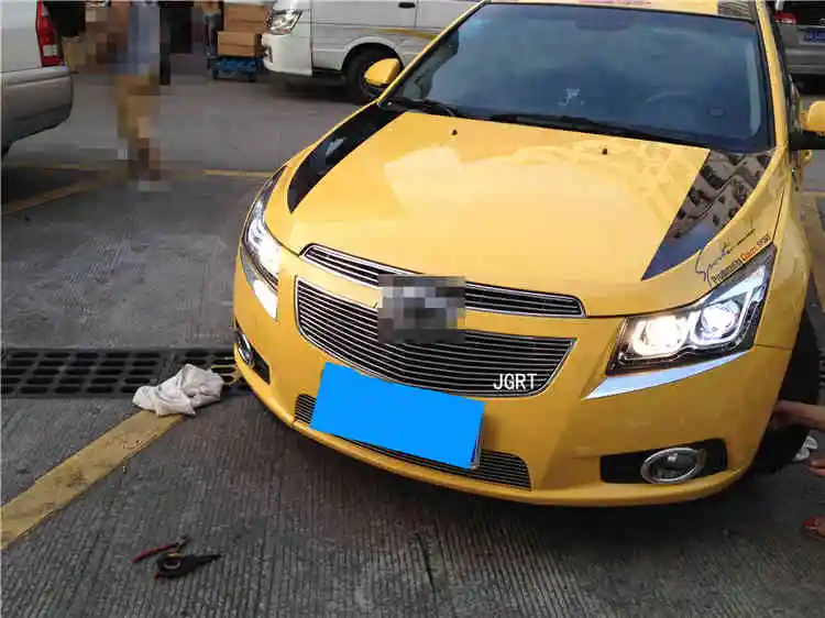 Автомобильный стиль светодиодный фары для Chevrolet Cruze 2010- для Cruze Головной фонарь светодиодный DRL Объектив двойной луч H7 HID Xenon bi xenon объектив