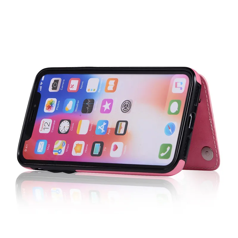 Tikitaka Butterfly Pattern Wallet Case For iPhone 7 8 Plus XR XS Max Magnet Leather Flip Cases For iPhoneX 7Plus 6 6S Plus Cover