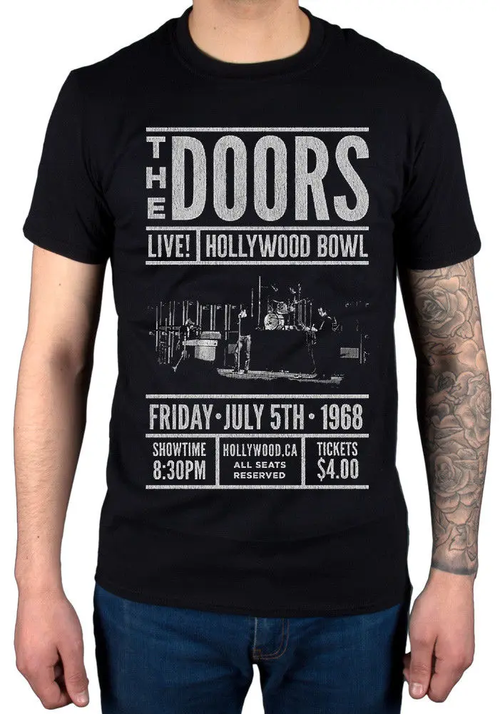The Doors Advance Final Break On через Roadhouse Blues Light My Fire футболка для мужчин 2018 Мода|Мужские