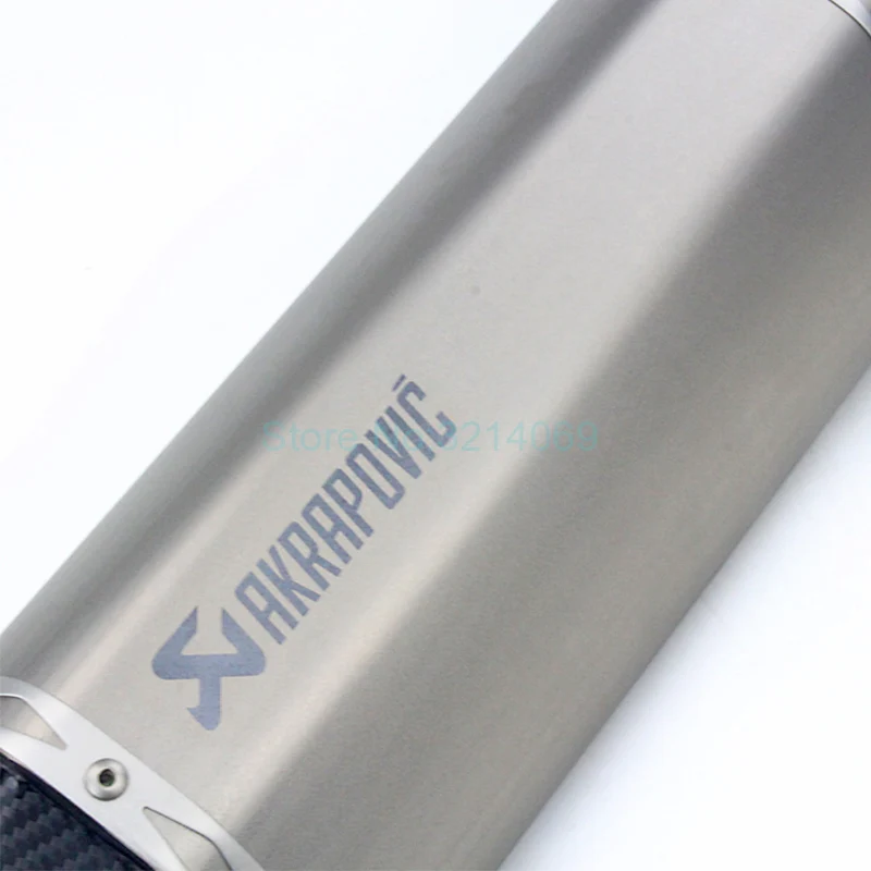 Лазерная маркировка титанового сплава Akrapovic мотоцикл глушитель Escape для F800GS F700GS F650GS углеродного волокна наконечник выхлопной трубы