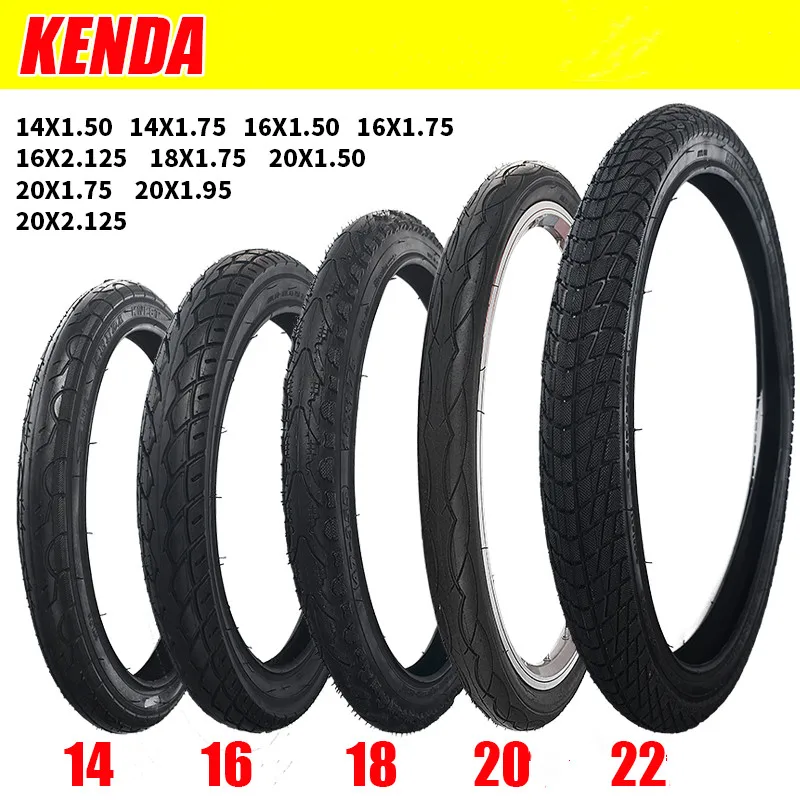 

Kenda Bicycle Tyre 14/16/18/20/22 inch 1.5/1.75/1.95 Child Bike Tyre