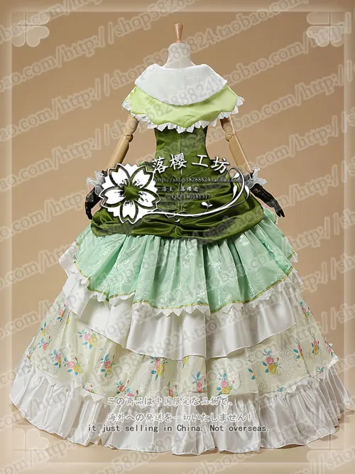 

LoveLive! All Member Awaken Party Dress Tojo Nozomi Nishikino Maki Kousaka Honoka Cosplay Costume Dress+Bow+Sleeves+Neck