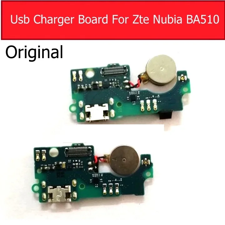 

USB Charge Port Board For ZTE blade A510 Nubia BA510 Usb charging Dock Connector with Vibrator Motor Module Flex Cable Repair