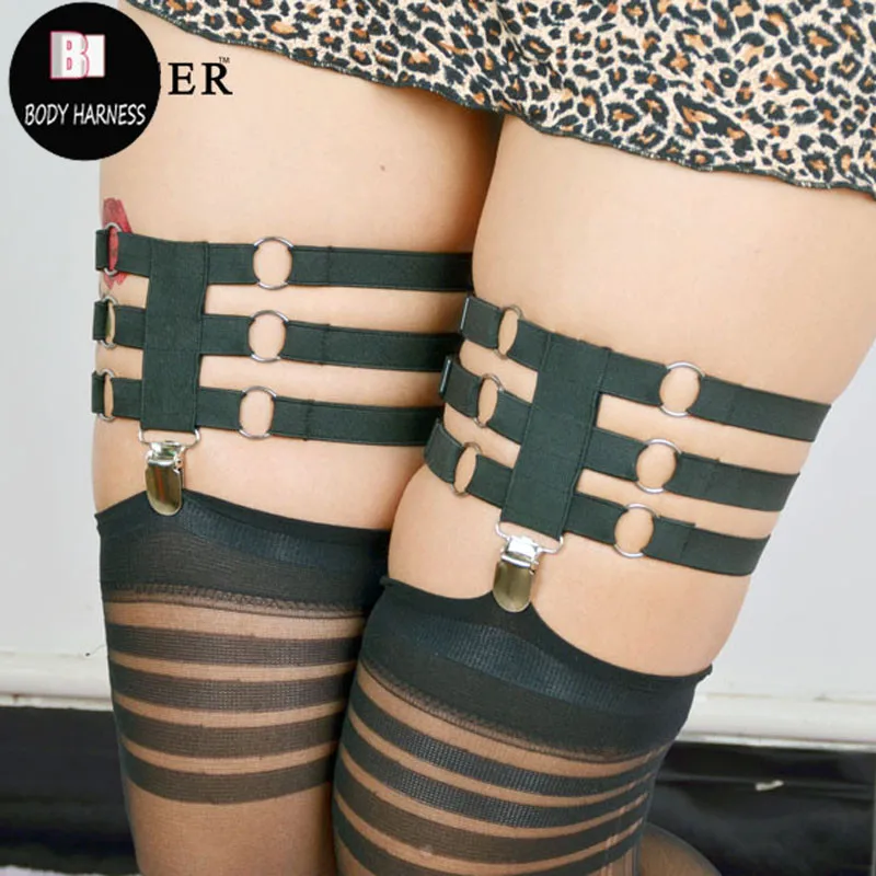 Портупея для тела сексуальные чулки подвязки ног портупея готический свадебный