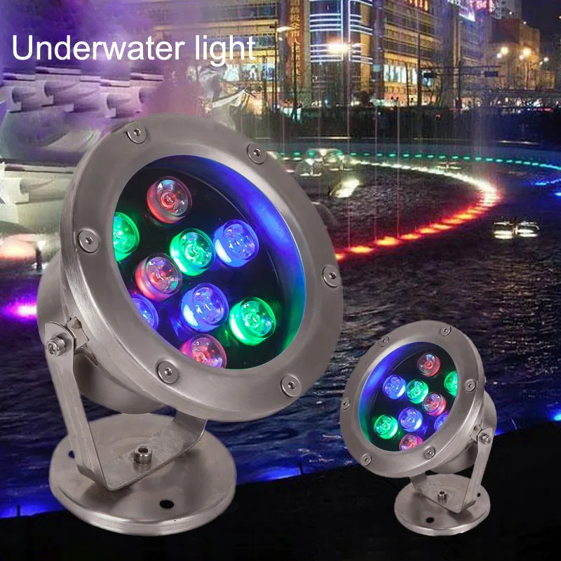 Водонепроницаемый светодиодный светильник для подводного бассейна из