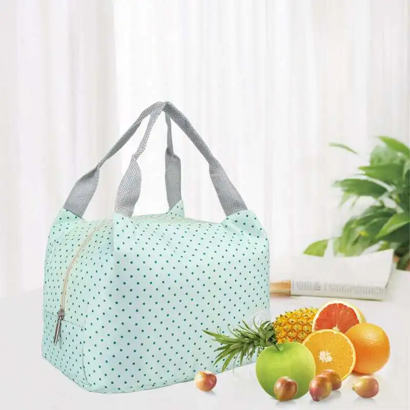 Новый ланч-мешок герметизирующий холодный холст полоса переноска для пикника