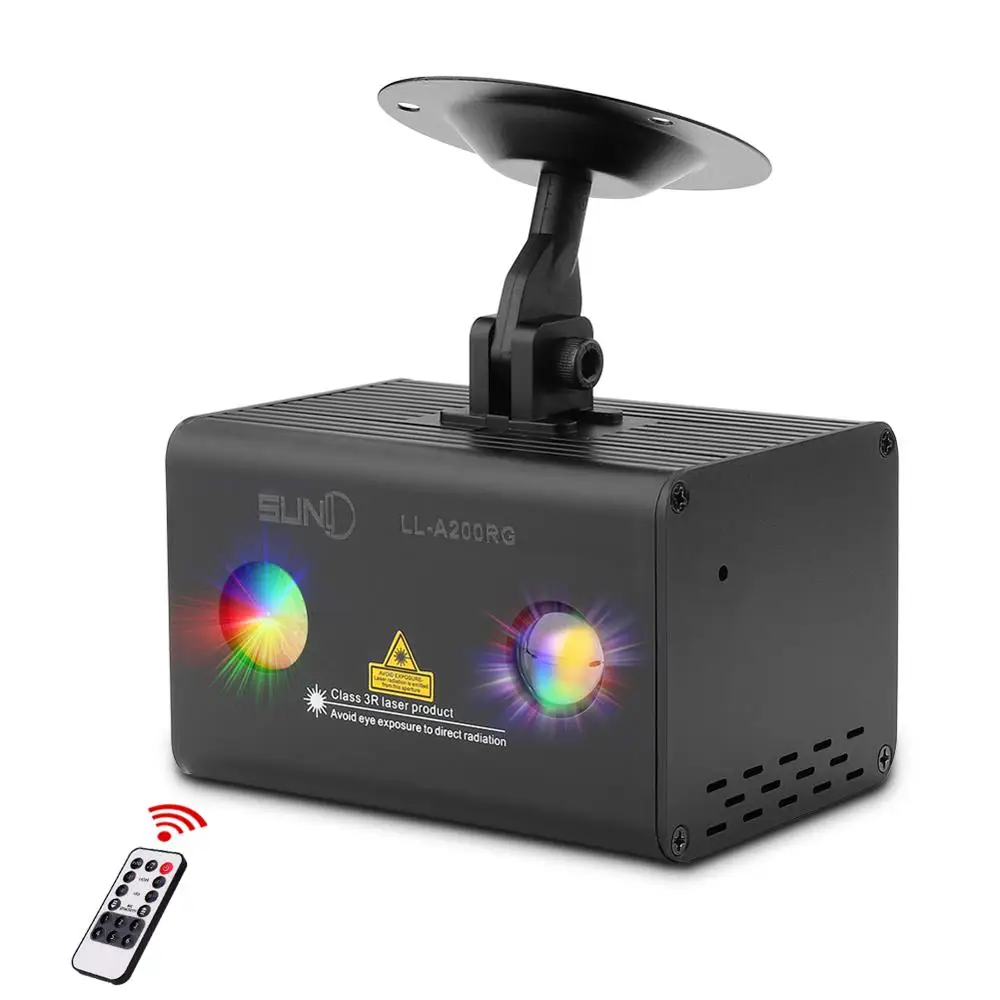 

Пульт SUNY RG Aurora светильник ning Laser LL-A200RG Sky RGB светодиодный Профессиональный проектор для дискотеки, сцены, рождевечерние, светильник