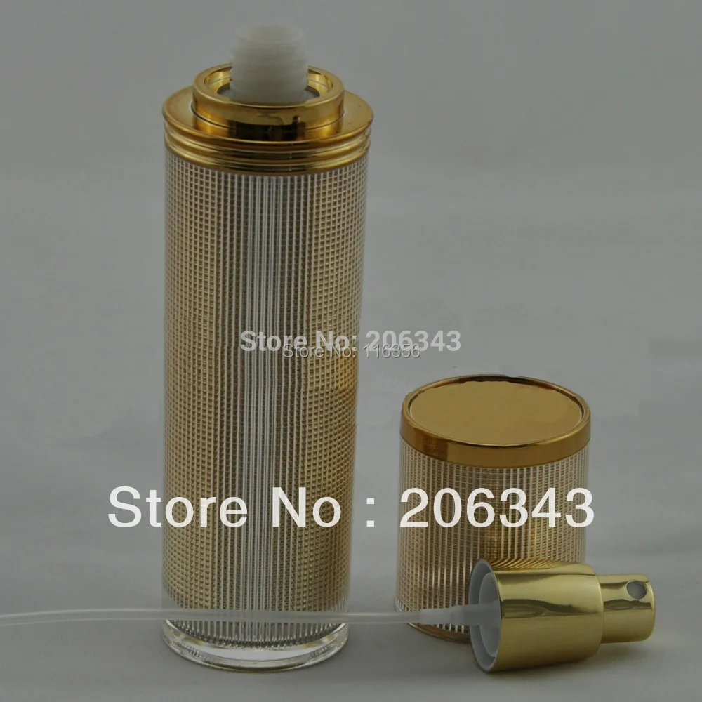 100 мл акриловый Золотой распылитель флакон для парфюма или косметический