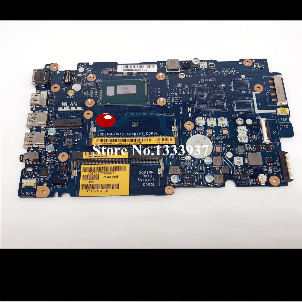 ZAVC0 LA B012P для dell inspiron 5547 5447 5542 5442 Материнская плата ноутбука I3 4030U SR1EN CN 006M0K 06M0K