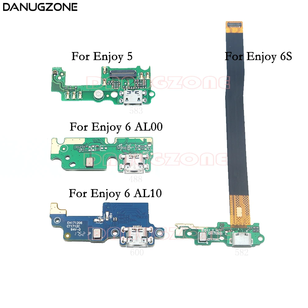 

USB Charging Dock Port Socket Jack Plug Connector Charge Board Flex Cable For Huawei Enjoy 6S 5 6 AL00 AL10