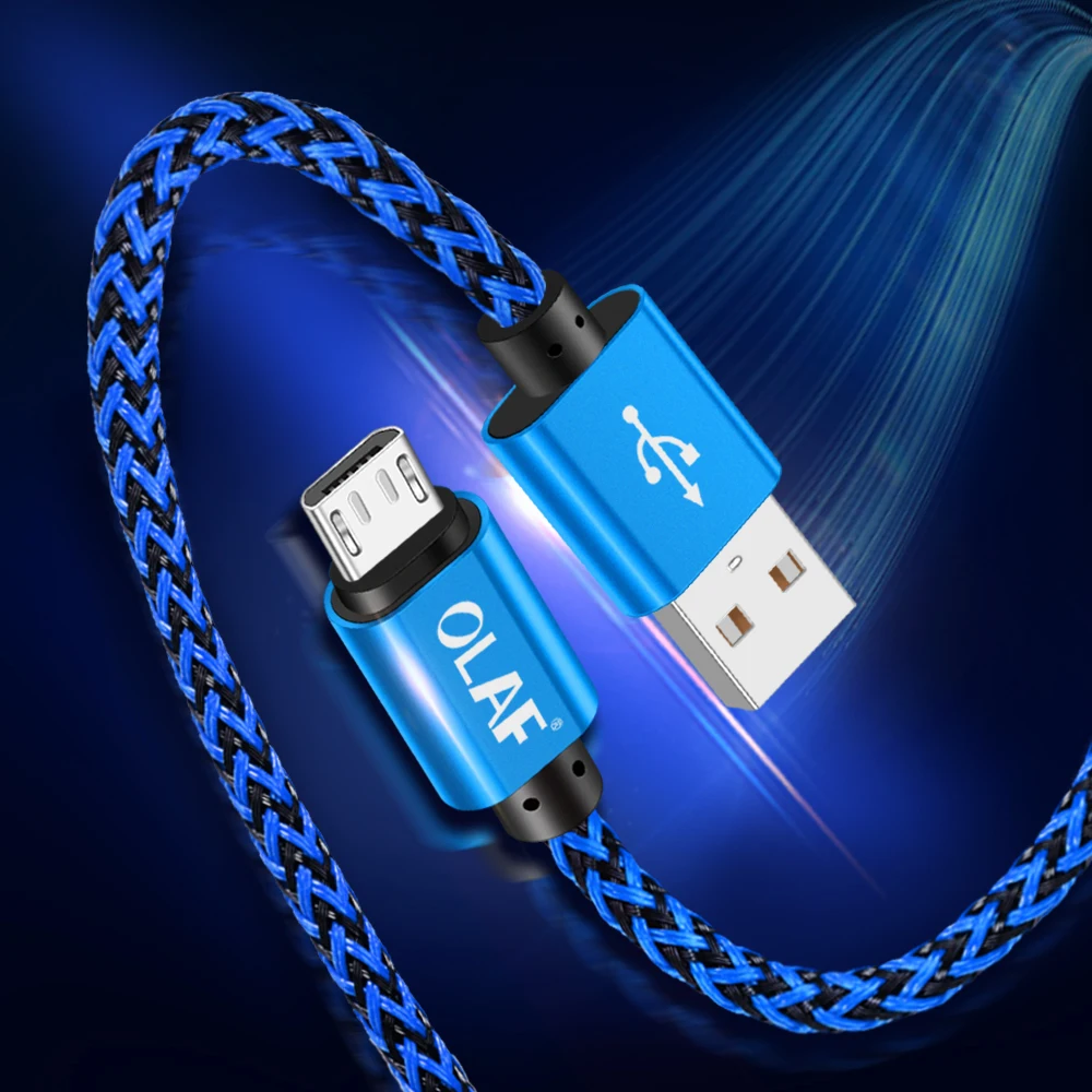 Кабель Micro USB OLAF кабель для быстрой зарядки и передачи данных 2 4 А Samsung s7 Xiaomi LG Tablet