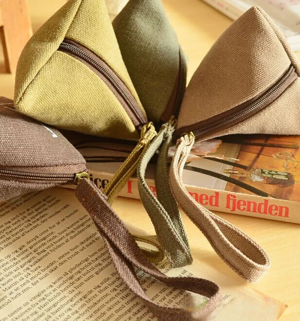 1 шт. случайный дизайн-Ручной Чехол-кошелек для мелочи 9 см холщовый Карманный