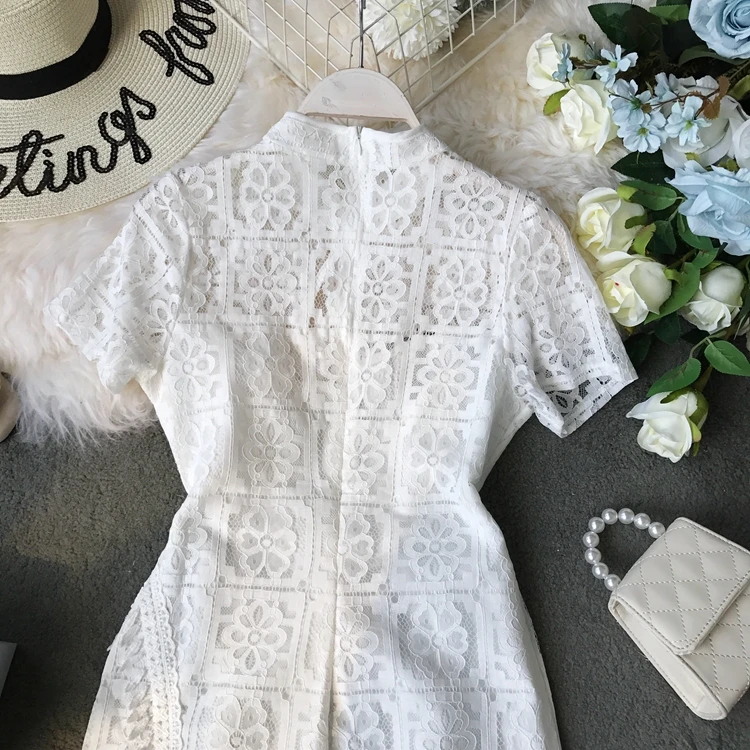 2019 новые модные женские платья летние бисерные Ретро полые пряжки cheongsam Стиль