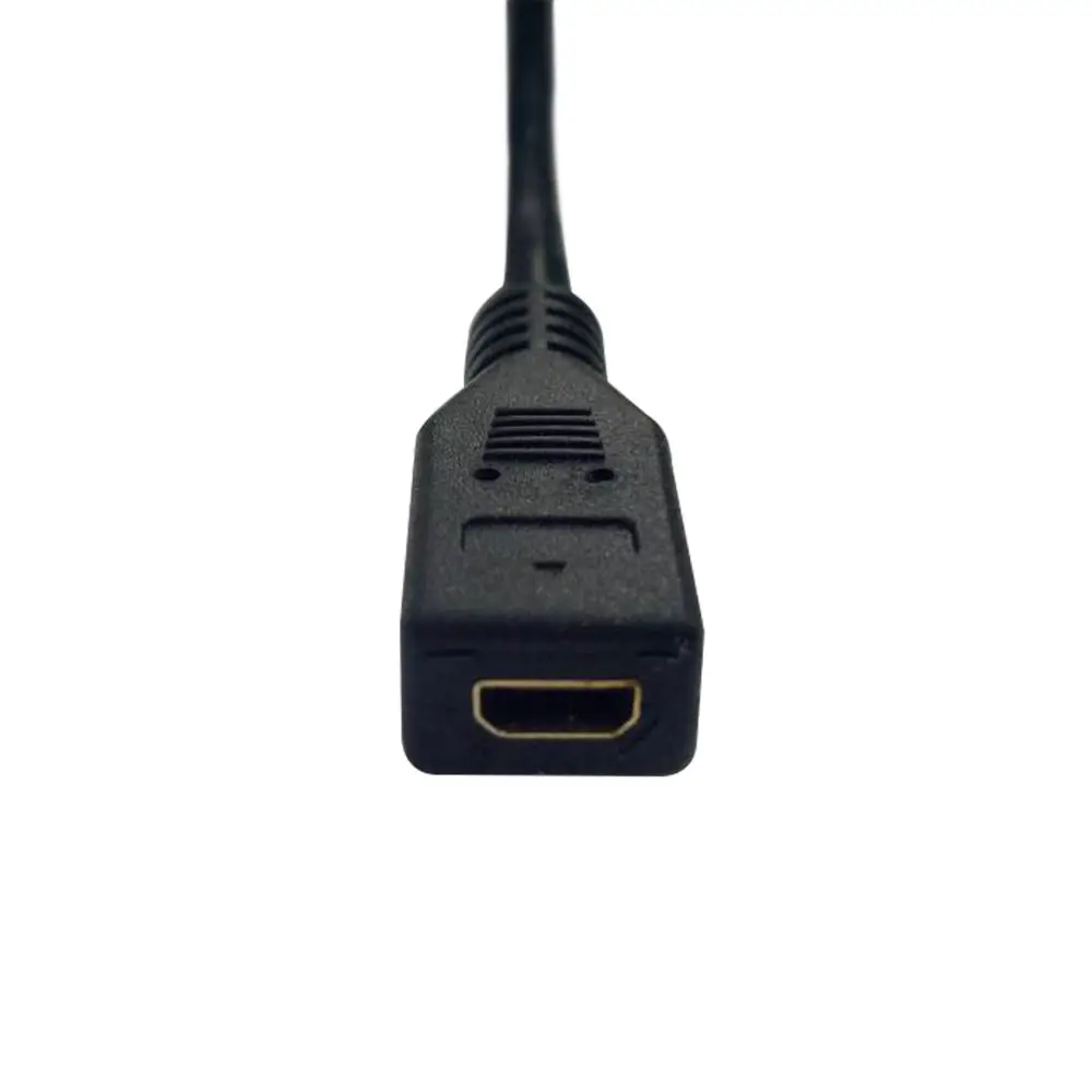 Danspeed HDMI 90 градусов левый/правый угол микро штекер Микро Женский позолоченый