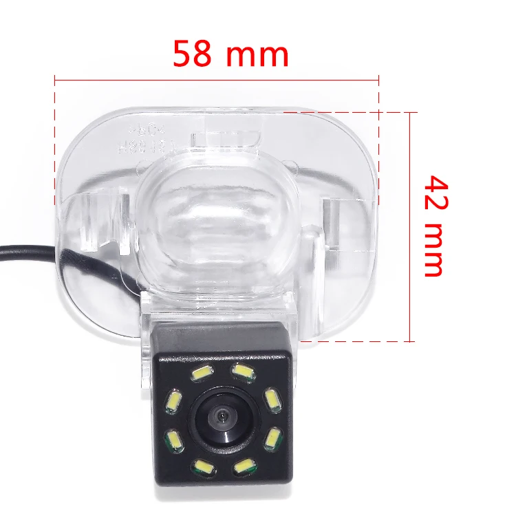 8LED Автомобильная CCD камера ночного видения HD резервная Водонепроницаемая камера заднего вида для hyundai Verna Solaris Sedan для KIA FORTE 2009-2011