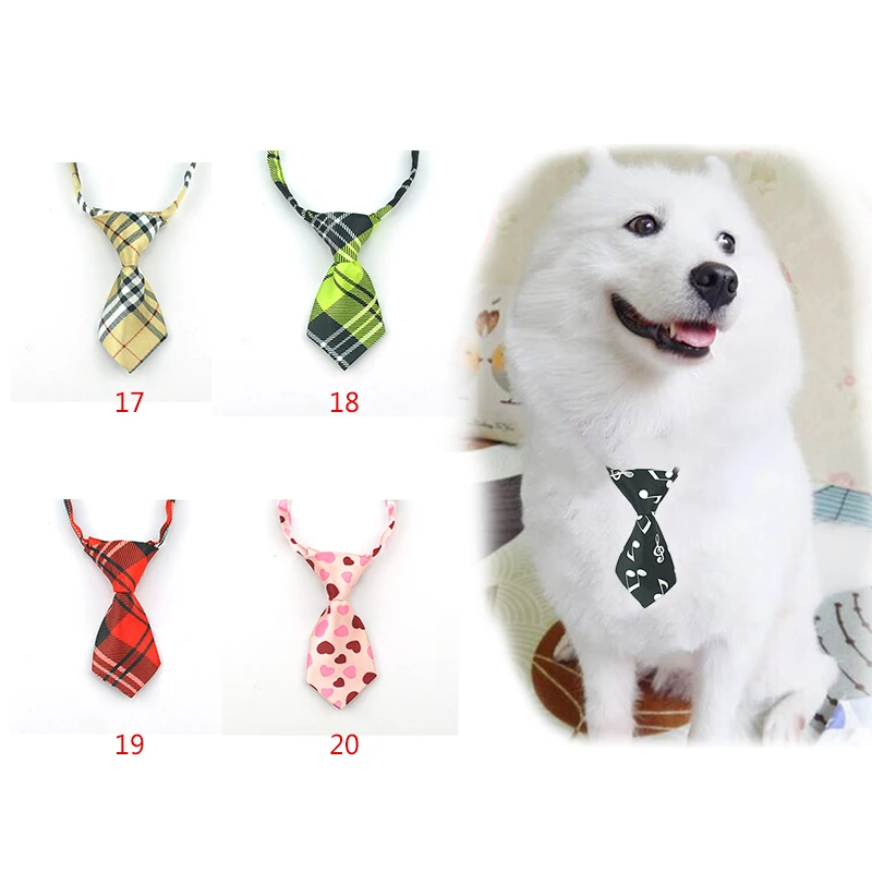 4 шт./лот, Заводская распродажа, Новые разноцветные регулируемые собачьи Галстуки ручной работы, галстуки-бабочки для кошек, товары для ухода за собакой, свадебные аксессуары, 27 цветов