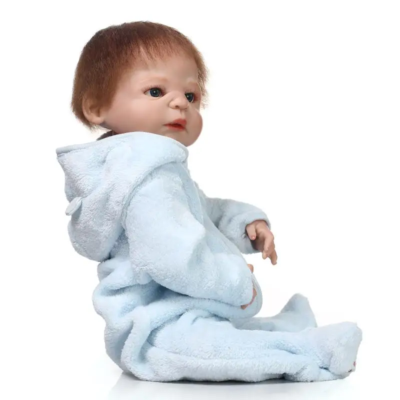 Силиконовая кукла Reborn boy Поддельные Детские куклы 23 дюйма для детей подарок bonecas